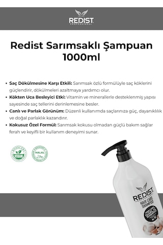 Redist Sarmısaklı Şampuan  1 L