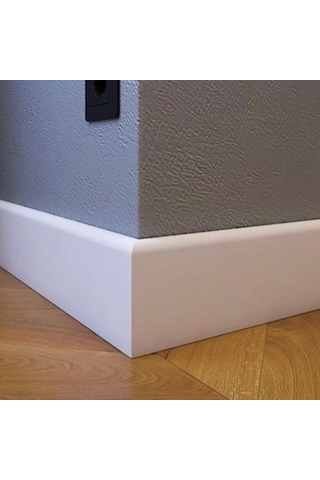 Yalı Serisi Lake Beyaz T Model 10cm Pvc Süpürgelik