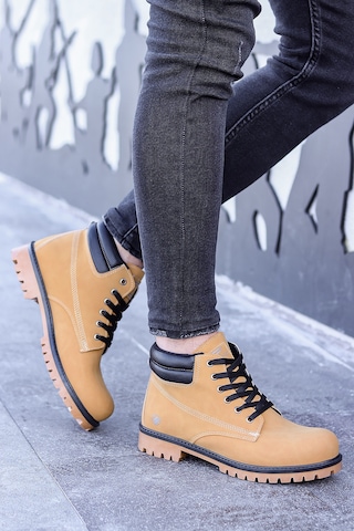 Vojo Arex Suya Dayanıklı Casual Kışlık Erkek Bot 267800001819 33 Sarı Sarı