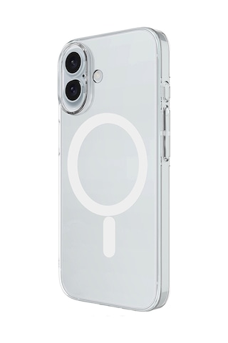 Apple Uyumlu iPhone 17 Kamera Korumalı M-safe Şarj Özellikli Şeffaf Rba London Silikon Kapak - Şeffaf Şeffaf