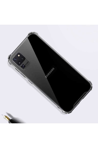 Samsung Uyumlu Galaxy S20 Ultra Kılıf Şeffaf Nitro Anti Shock Kapak Renksiz