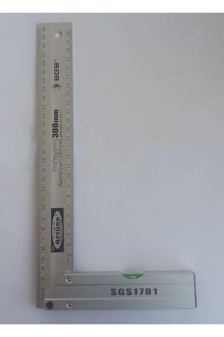 Sgs 1701 300 Mm Profesyonel Alüminyum Gönye