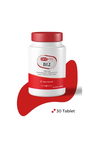 Optivita Vitamin B12 30 Dilaltı Tablet
