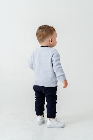 Babyhola Erkek Bebek Triko Kazak Pantolon Takım 23124 Mavi