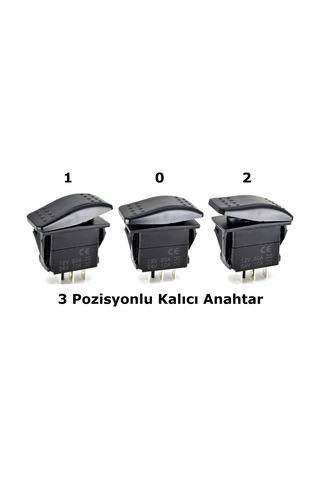 Marine Karavan Anahtar 12v 24v Carling Switch 1-0-2