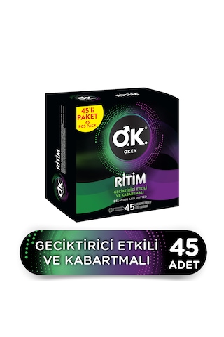 Okey Ritim Prezervatif 45'li