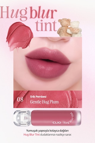 Hafif Ve Köpüksü Dokusuyla Pürüzsüz Görünüm Sunan Tint Clıo Hug Blur Tint 008 Gentle Hug Plum 69050031