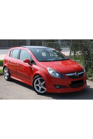 Opel Corsa D Opc Line Marşpiyel Yan Ek Boyasız Plastik 2006-2014