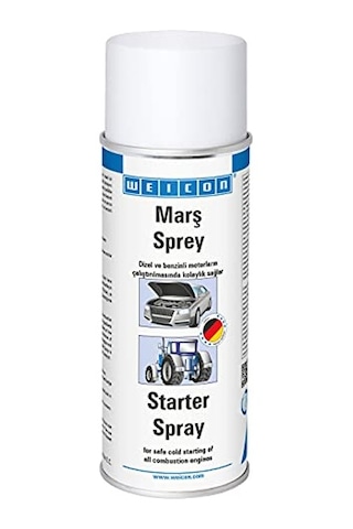 Marş Spreyi / 400 Ml/motorun Güvenli Çalışmasına Yardımcı Koruyucu/dizel Ve Benzinli Tüm Motorlar İçin 0.2 KG