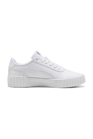 Puma Carina 3.0 Jr 401476 01 Kadın Sneaker Ayakkabı Beyaz 35,5-38,5 Beyaz