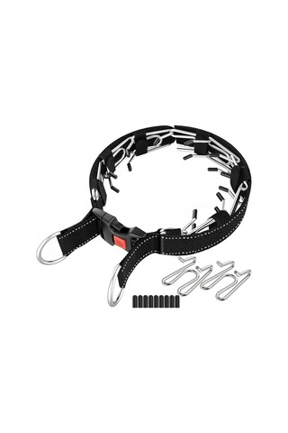 Geekyou Xl Büyüklükte Çıkarılabilir Köpek Eğitimi Kolyesi - Yumuşak Dolgulu, Hızlı Serbest Bırakma Özelliği, Çelik Ve Naylon Malzeme