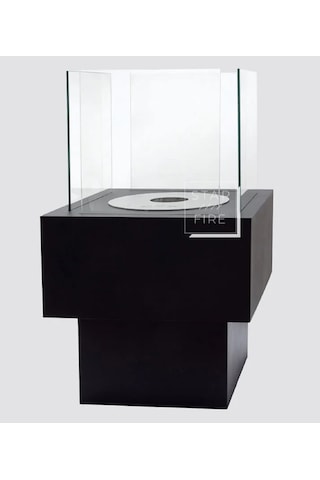 Starfire Tower Bioethanol Şömine Siyah