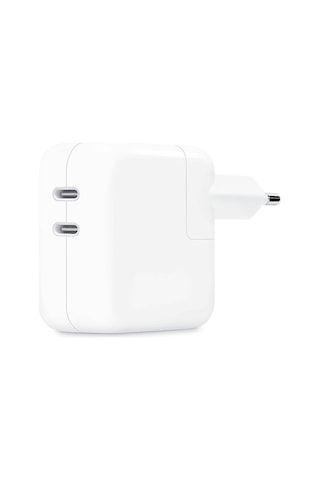 MW2K3TU/A 35 W Çift USB-C Bağlantı Noktalı Güç Adaptörü