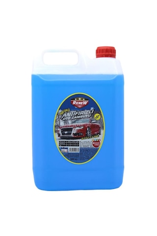 Renew Parfümlü Antifrizli Konsantre Oto Cam Suyu -22 Derece 5 Lt