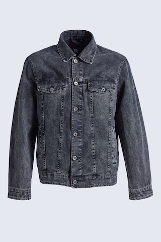 Hatemoğlu Siyah Slim Fit Bebe Yaka Kot Ceket