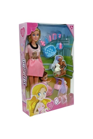 Wg-115164 Kutulu 29 Cm Anne Kız Pet Shopta Mavi