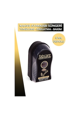Bağcık + Fabcare Ayakkabı Temizleme Ve Parlatma Bakım Süngeri Depolu 6 Ml Set 001