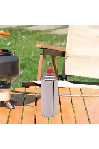 Pazly Gaz Tankı Kapağı Kamp Barbeküsü Açık Hava Beyaz Beyaz