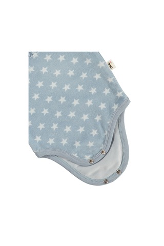 Civil Baby Little Star Nakışlı 1-18 Ay Çıtçıtlı Badi - Mavi