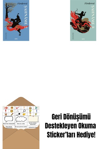 Şahnâme 2 Ciltli + Şahnâme 3 Ciltli + Okuma Sticker'ları