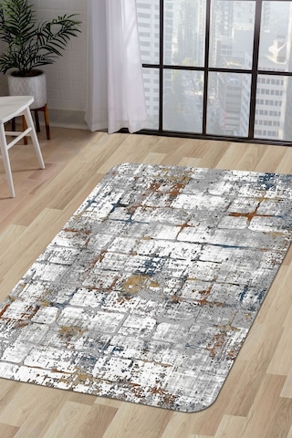 Dijidekor Ky7005 Multi Saçaksız Dijital Halı Kaymaz Yıkanabilir Oda Mutfak Koridor Salon Halısı