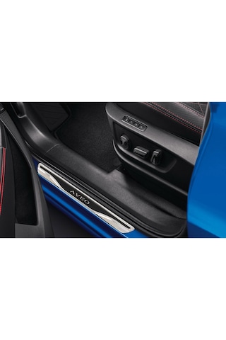 Chevrolet Aveo 4 Prç. Iç Kapı Eşiği Krom Karbon