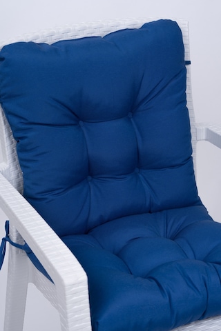 Altınpamuk Neva Pofidik Arkalıklı Özel Dikiş Sandalye Minderi Mavi