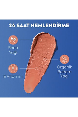 Nivea Renkli Dudak Bakım Kremi ve Yanak Balmı SPF30 Nude