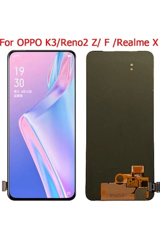 Oppo Reno 2Z Lcd Ekran Dokunmatik Siyah %100 Cph1951
