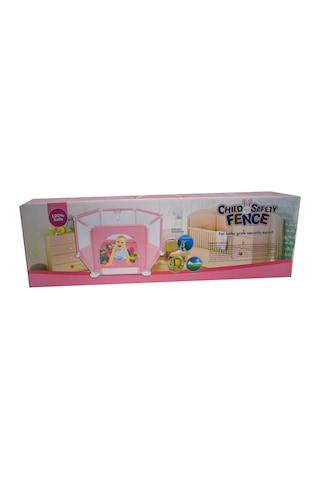 Çocuk Oyun Havuzu Güvenli Çocuk Çiti Pembe