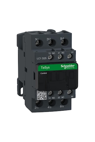 Schneider Electric Tesys D Lc1D25M7 1Na+1Nk 11Kw 3P 25A 220Vac Güç Kontaktörü