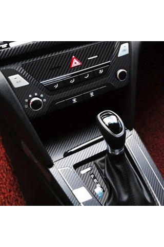 Xuweiwei 3d Carbon Fiber Black Style B 2019 2020 Hyundaı Elantra Ad İç Kontrol Paneli Kapı Kolu Kaplamaları Sol Şöför