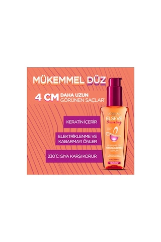 L'Oreal Paris Elseve Dream Long Mükemmel Düzleştirici Saç Serumu 100 ML