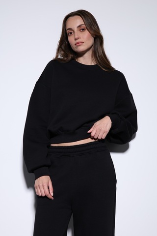 Antioch Basic Kadın Sweatshirt Siyah