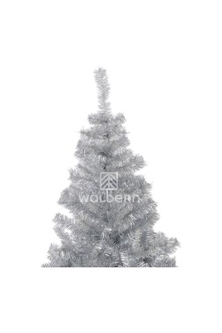 Waldern Premium Luxury Series 180 cm 620 Dal Yılbaşı Çam Ağacı Simli Gümüş
