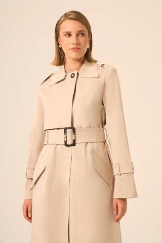 Ftz Women Kadın Trenç Kaban Beige 31211 Beige