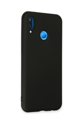 Mey Najmaddin Huawei P20 Lite Kılıf Nano İçi Kadife Silikon - Siyah Najmaddin Diğer