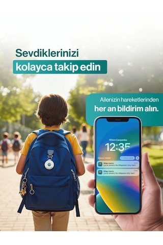 Gözcü Mobil Mini Ios Android Uyumlu Airtag Geçmişe Dönük Konum Gps Araç Motor Çocuk