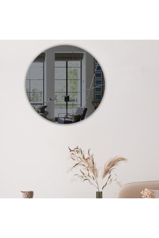Ayna | Füme Ayna | Tasarım Kanallı | Çap60Cm