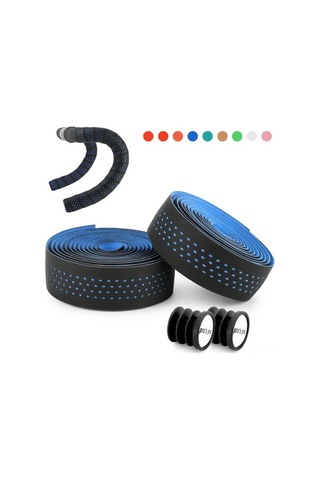 Artfulabode Yumuşak Yol Sürüş Şok Şeridi Şeridi Sarım Pu Nefes Mavi Korna Kemer Kemer Kaymaz Kaymaz Gidon Gidon Gidon Eva Emici Ekipmanı Çift Bisikleti Bisiklet Bisiklet Bisiklet Bisiklet Bar Bantları Alabilir 1 Ho Mavi