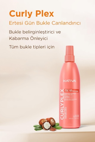 Kativa Curly Plex Ertesi Gün Yenilenmiş Bukleler 225 Ml