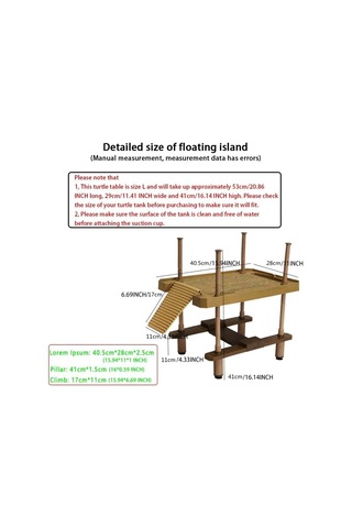 Su Kaplumbağaları İçin Büyük Kaplumbağa Basma Platformu, Kaplumbağa Severler İçin Kaplumbağa Platformu, Boyut: L