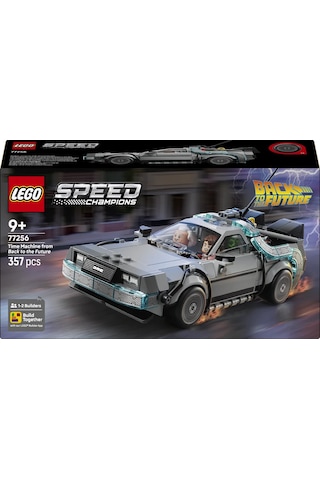 LEGO® Speed Champions Geleceğe Dönüş’ten Zaman Makinesi 77256 -9 Yaş ve Üzeri Çocuklar için Yaratıcı Oyuncak Yapım Seti (357Parça)