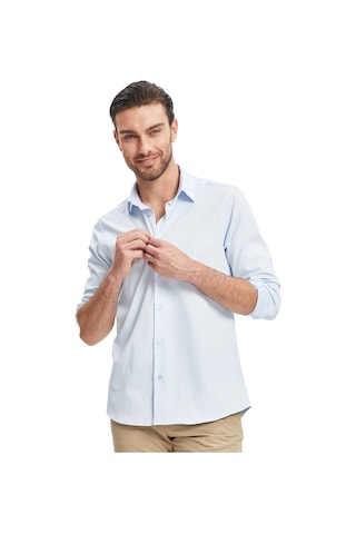 Gsstore Galatasaray Erkek Slim Fit Gömlek E241293 Açık Mavi