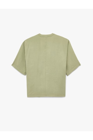 Koton Kısa Geniş Kollu Viskon Kimono Haki 6sak50021pw Haki