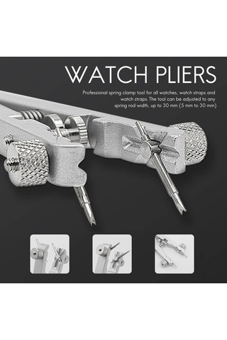 Tangshopping Izle Bilezik Pense 6825 Bahar Çubuğu Sökücü Saat Bantları Onarım Çıkarma Aracı Standardı