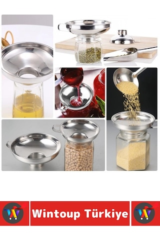 Huni Ev Mutfak Konserve Reçel Sos Tahıl Baharat Dolumu Koku Yapmaz Kolay Temizlenir Ergonomik Tutma Çok Renkli