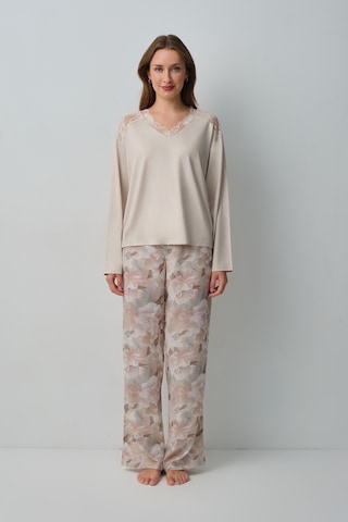 Suwen Monica Pijama Takımı Wsh105100971559 Bej