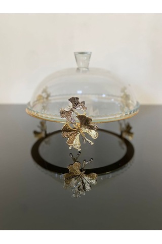 Atabey Home Kelebek Standlı Şık Görünümlü Sunumluk/kek Fanusu/pasta Servisi/ Paşabahçe 95198