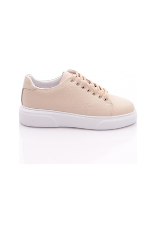 Dgn Paco Erkek Sneakers Ayakkabi Bej Floater Beyaz